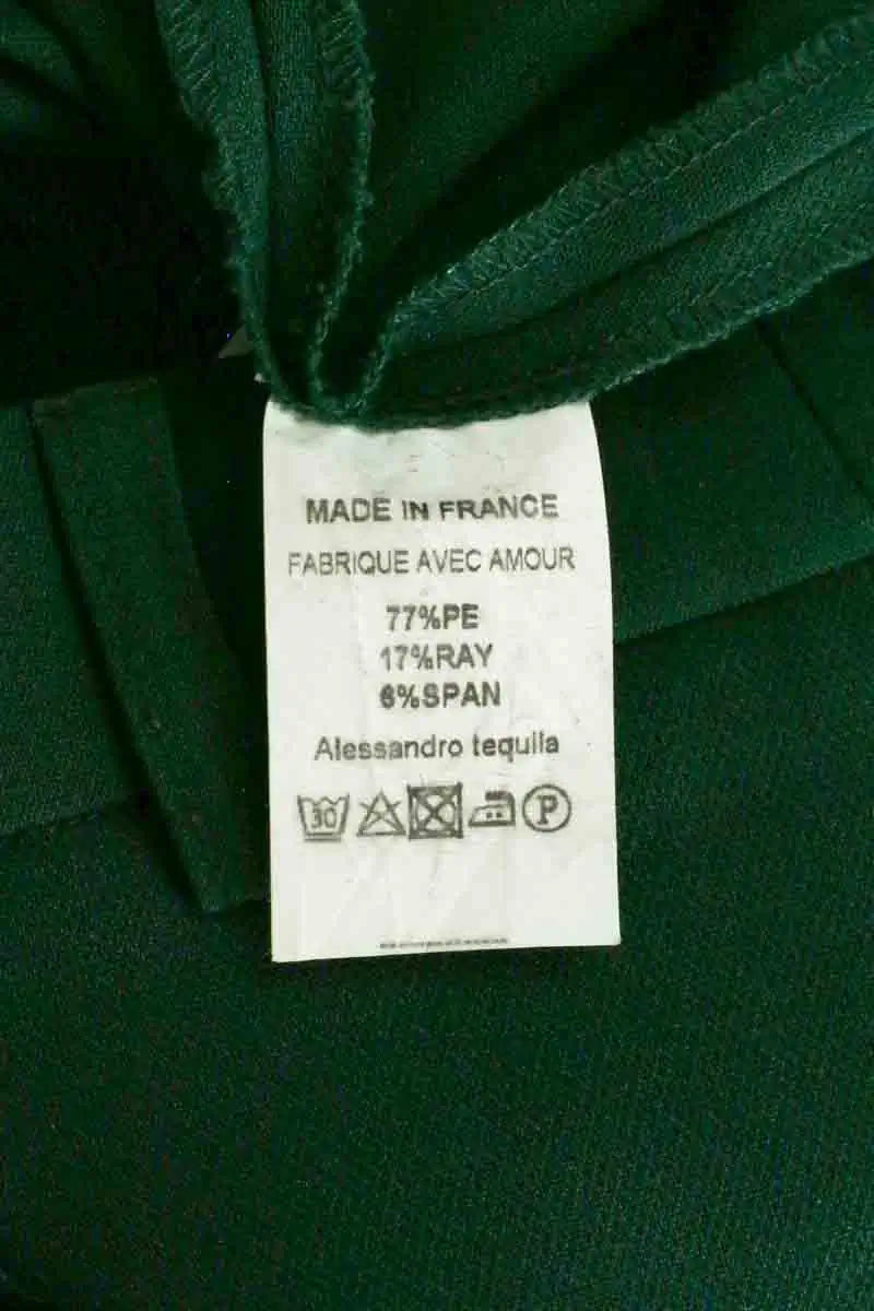 Pantalon large Modetrotter Vert en Synthétique