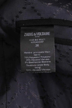 Blazer Zadig & Voltaire Noir en Synthétique