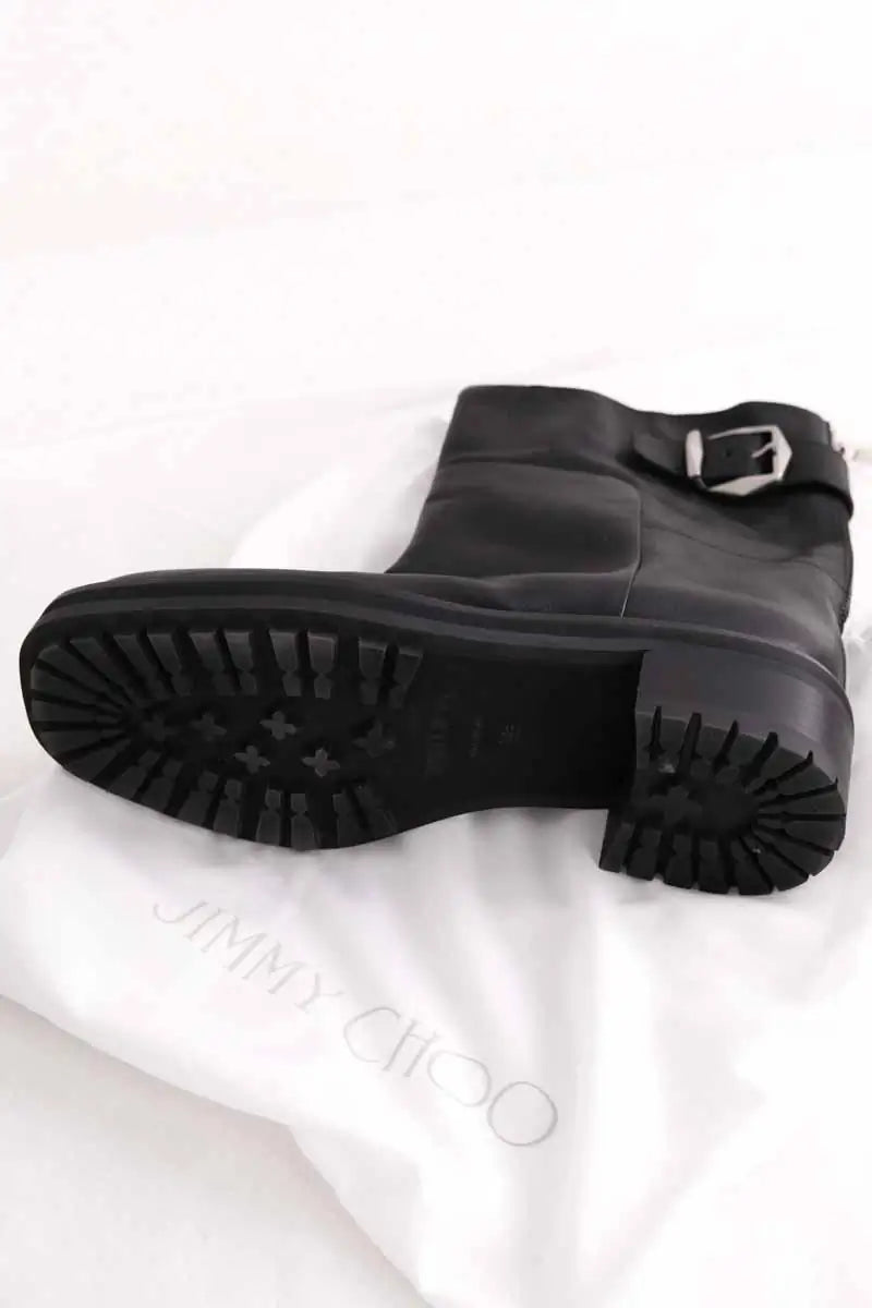 Bottes Jimmy Choo Noir en Cuir