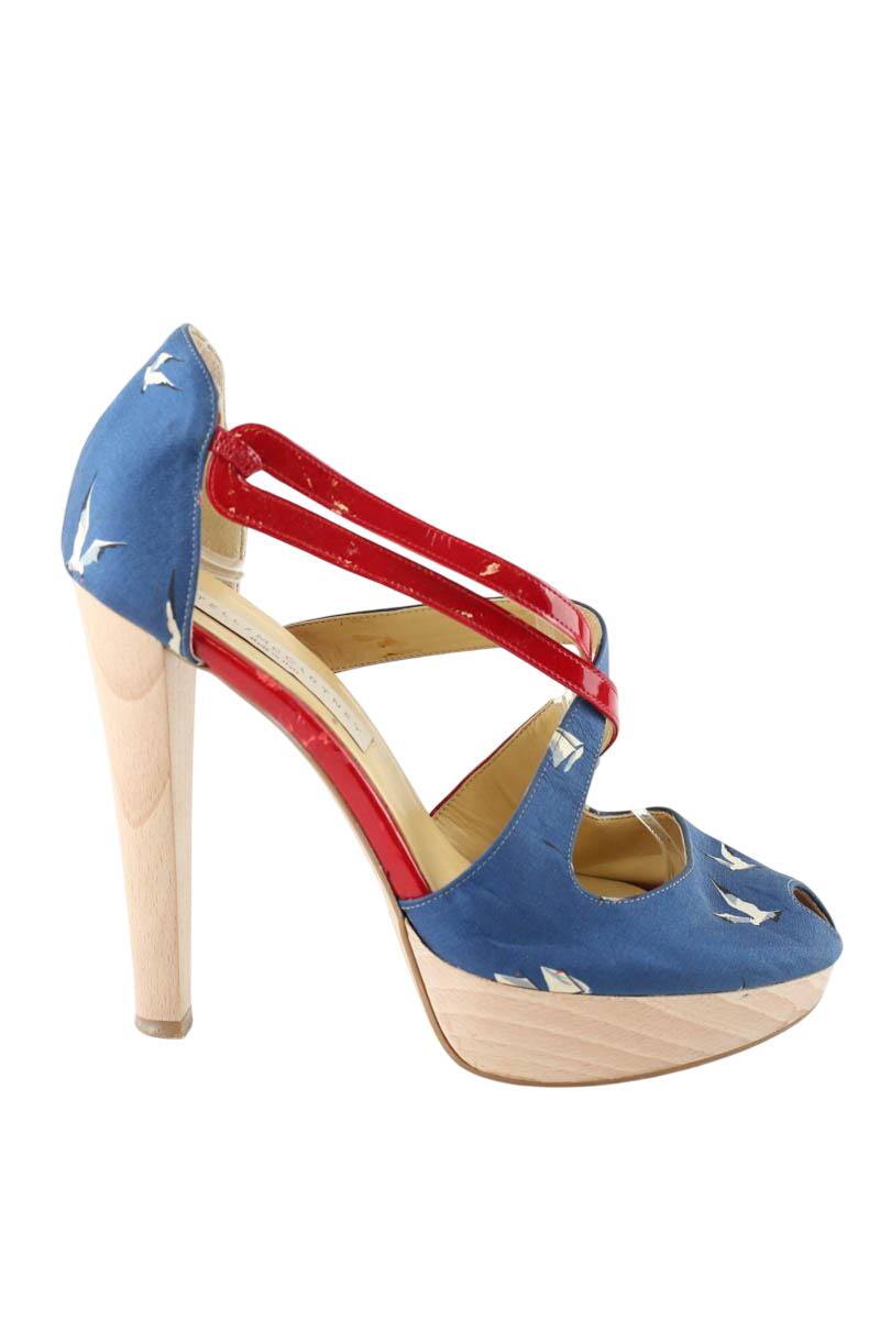 Talons Stella McCartney  Bleu