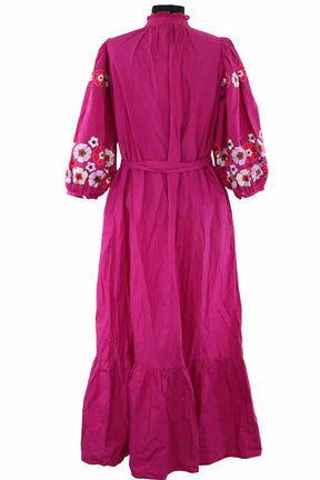 Robe Antik Batik Violet en Coton
