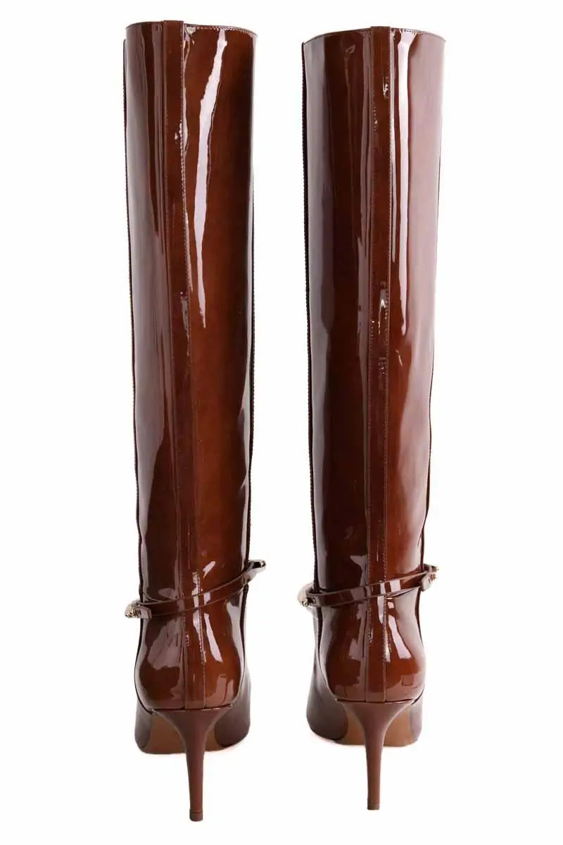 Bottes Retrofete Marron en Cuir