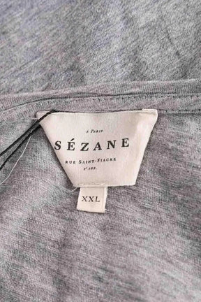 T-shirt Sézane Gris en Coton