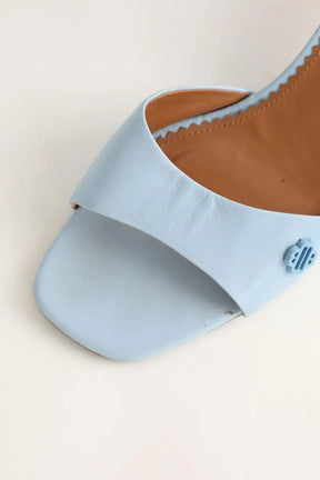 Sandales Maje Bleu en Cuir