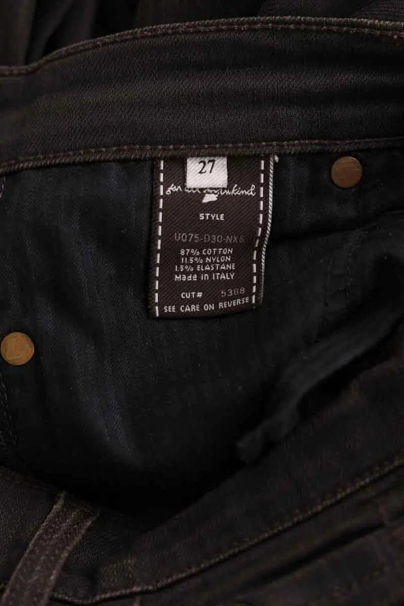 Jean bootcut 7 For All Mankind Marron en Denim