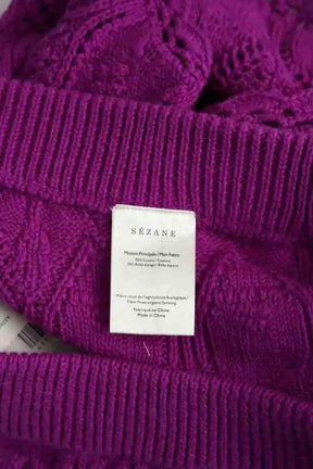 Mini short Sézane Lula Violet en Coton