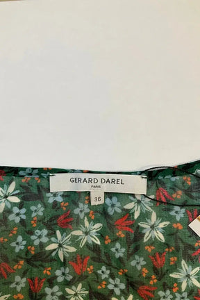 Robe Gerard Darel Vert en Synthétique