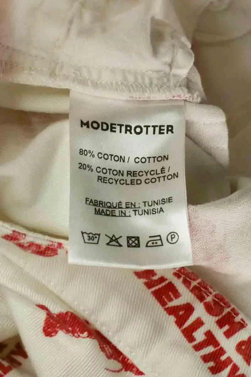 Jean droit Modetrotter Blanc en Coton