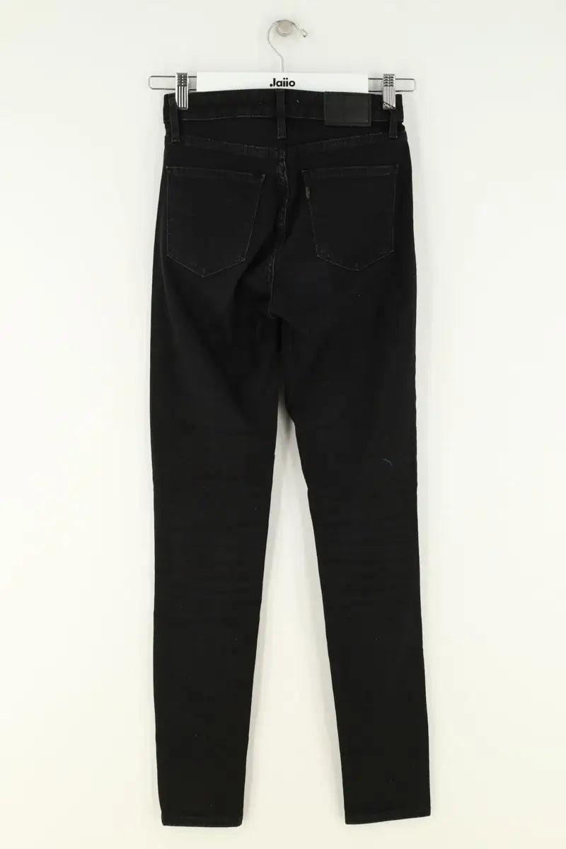 Jean slim Levi's 721 Noir en Coton