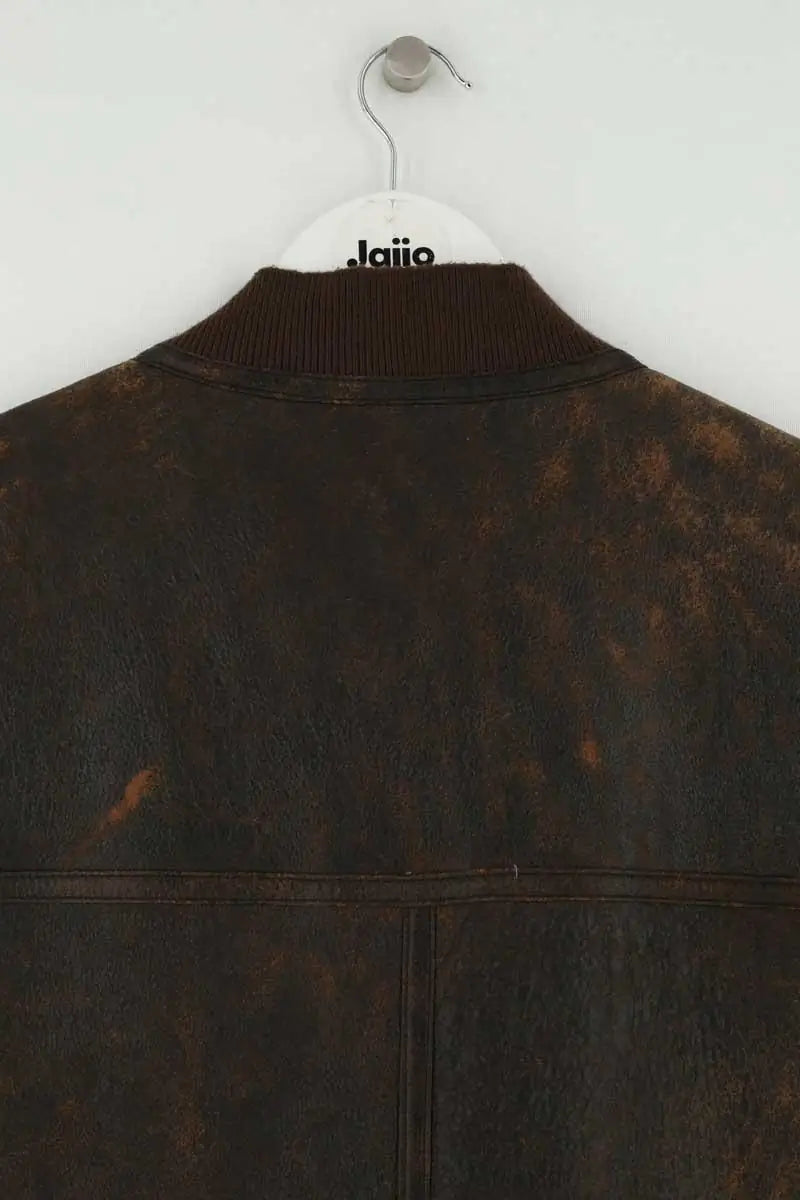 Manteau Stüssy Marron en Cuir