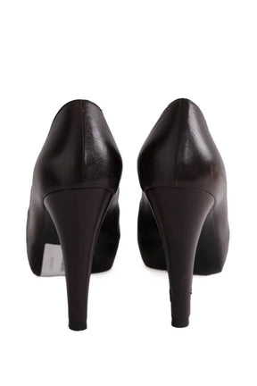 Talons Chanel Marron en Cuir