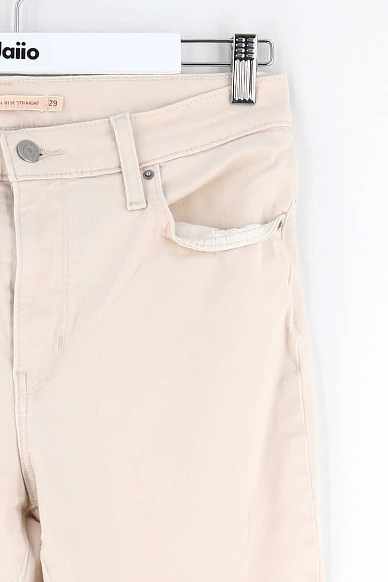 Jean droit Levi's  Beige
