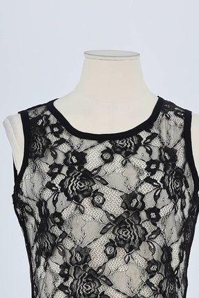 Top sans manche Moschino  Noir