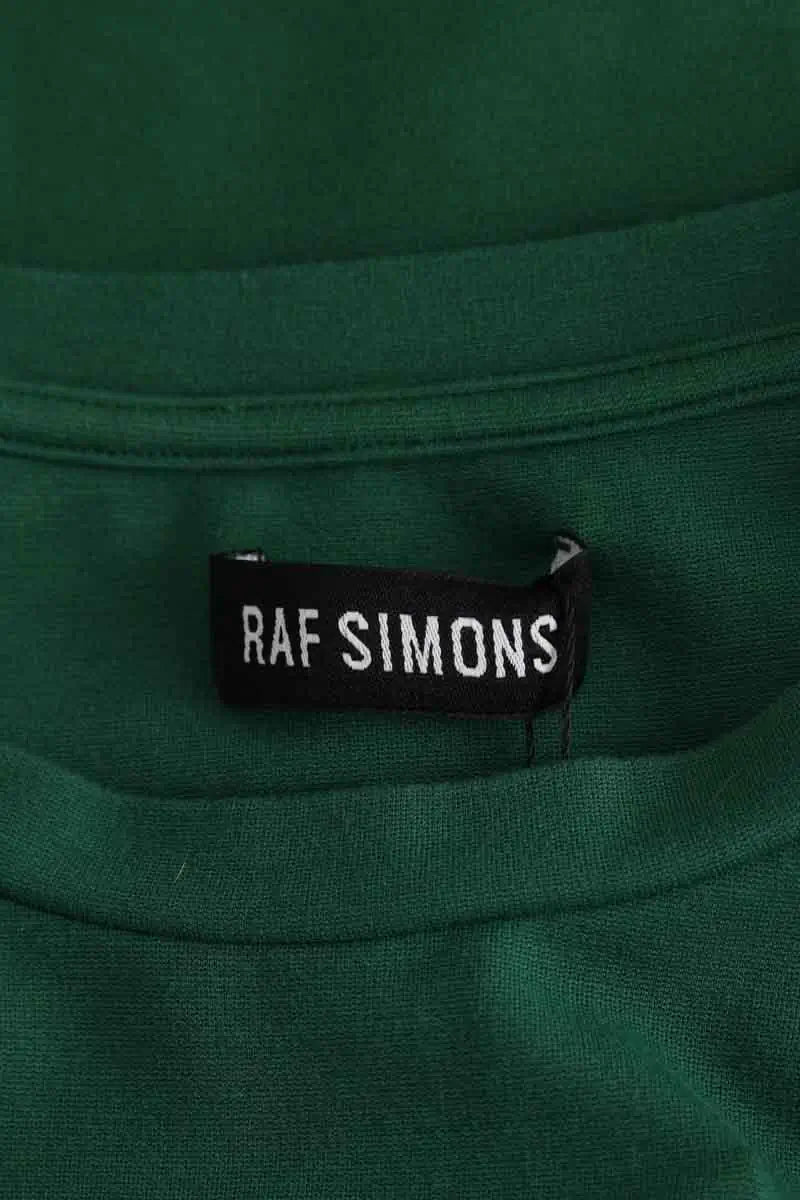 T-shirt Raf Simons Vert en Viscose
