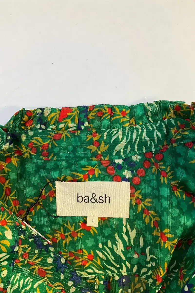 Blouse Ba&Sh Vert en Synthétique