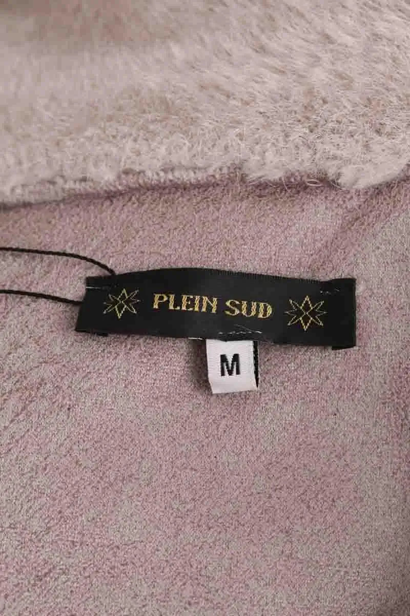 Manteau Plein Sud Gris en Daim