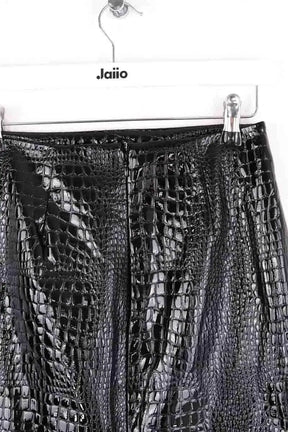 Jupe L'agence Gerard croc mini skirt Noir en Synthétique