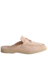 Mocassins Loro Piana Beige en Daim, taille 37 - Seconde Main