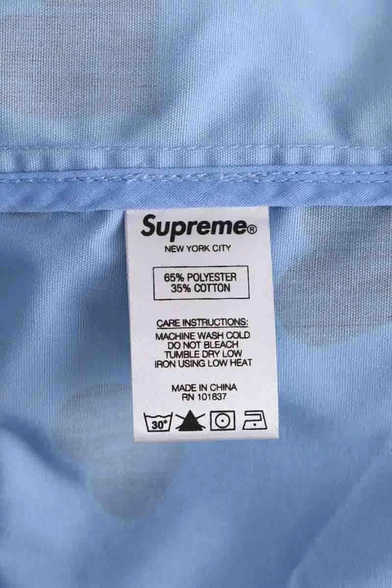 Gilet Supreme Bleu en Synthétique