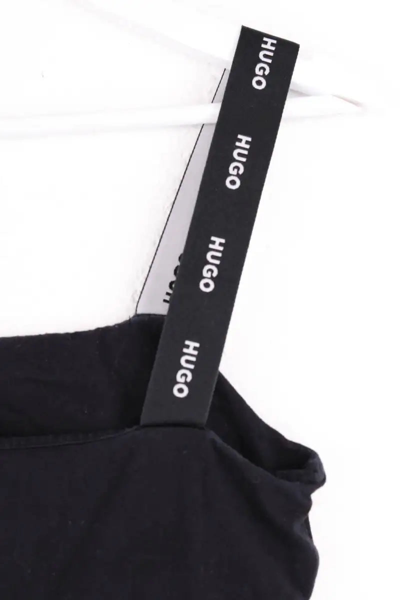 Robe Hugo Boss Noir en Coton
