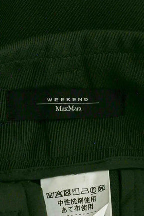 Mini short Max Mara Kaki en Synthétique