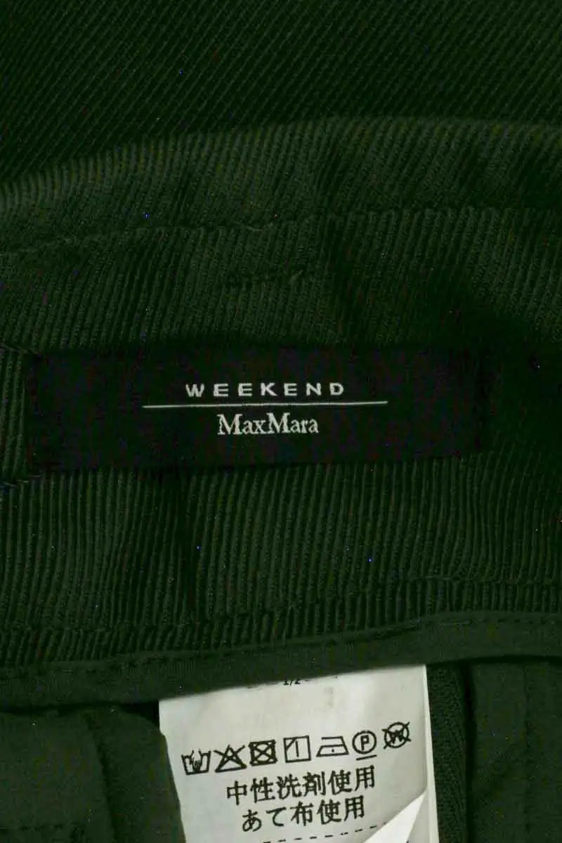 Mini short Max Mara Kaki en Synthétique