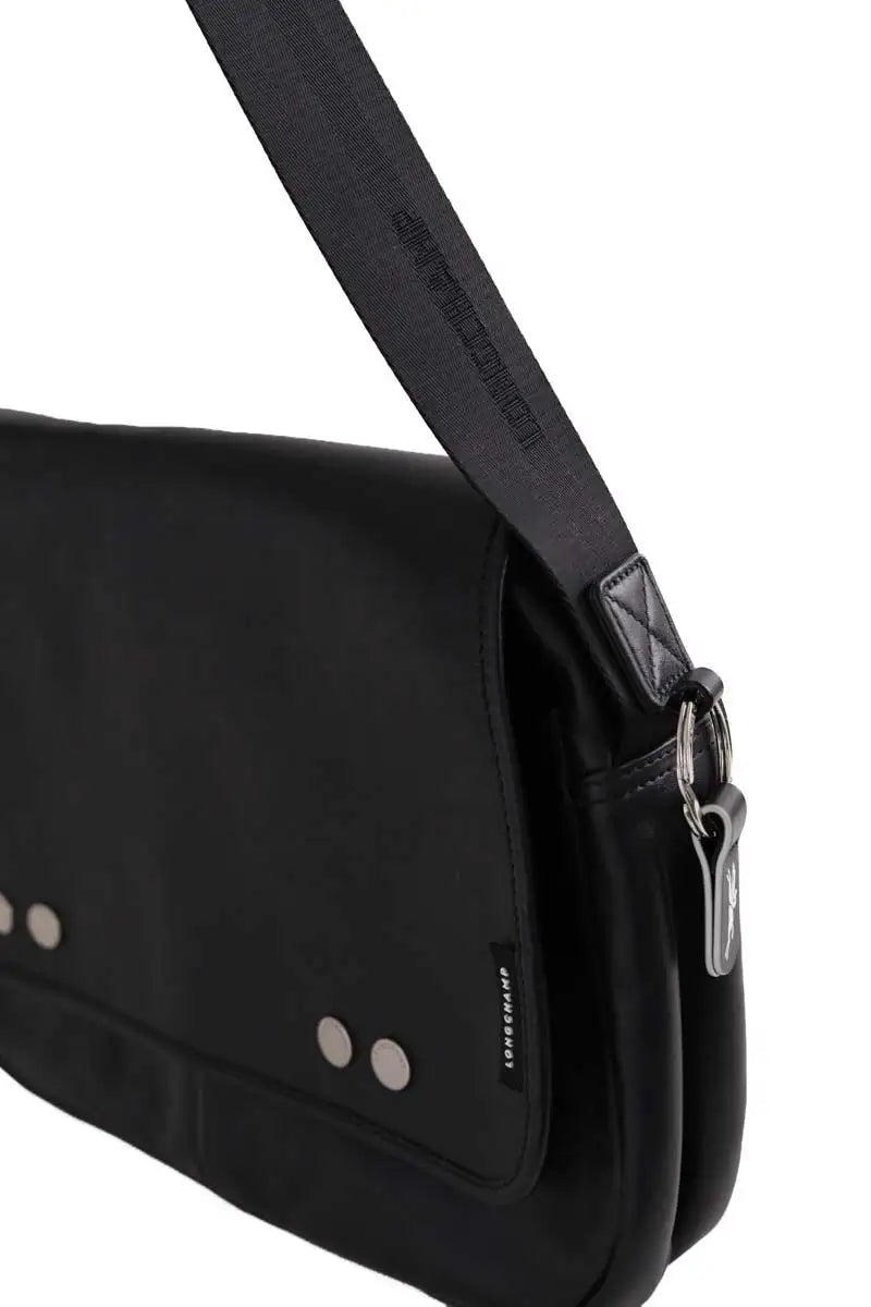 Cartable Longchamp Noir en Cuir