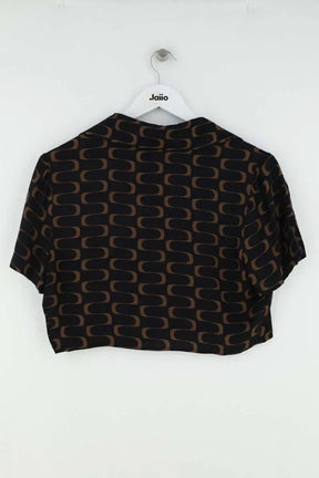 Top Reformation Noir en Viscose