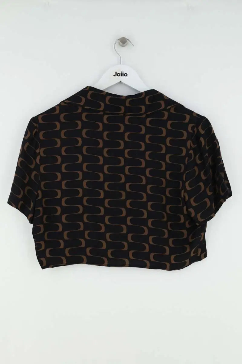 Top Reformation Noir en Viscose