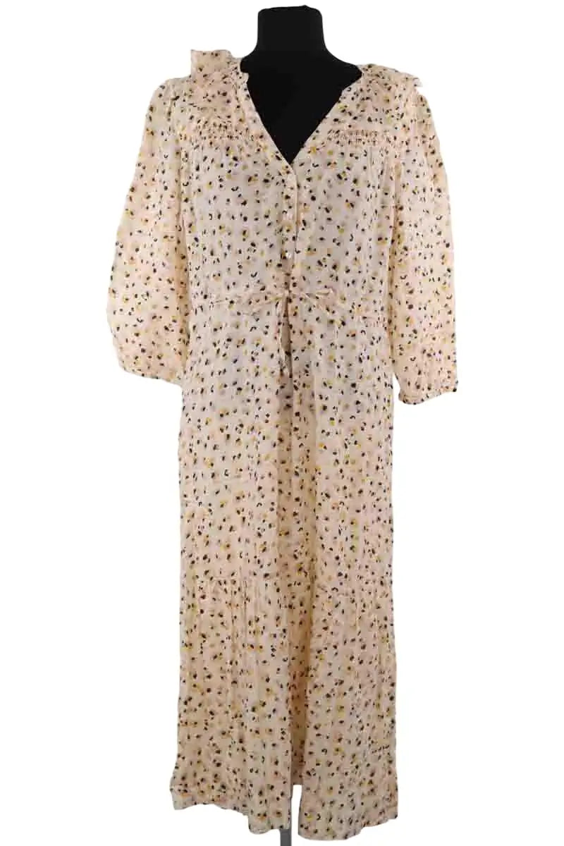 Robe Ba&Sh Beige en Coton, taille L - Seconde Main