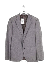 Veste Kitsuné Gris en Laine, taille L - Seconde Main