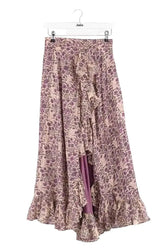 Jupe Laurence Bras Violet en Coton, taille S - Seconde Main