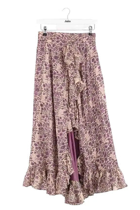 Jupe Laurence Bras Violet en Coton, taille S - Seconde Main