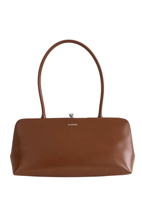 Sac porté épaule Jil Sander Goji Medium Camel en Cuir - Seconde Main