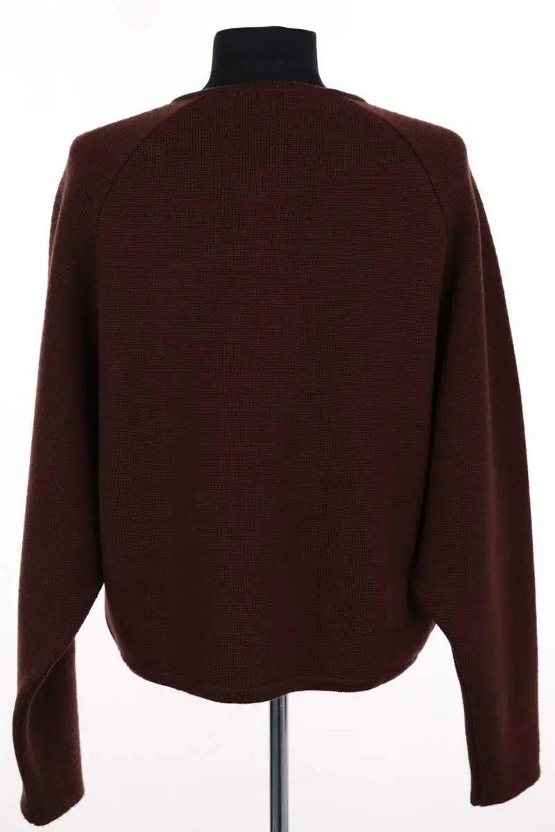 Cardigan Maison Montagut Marron en Laine