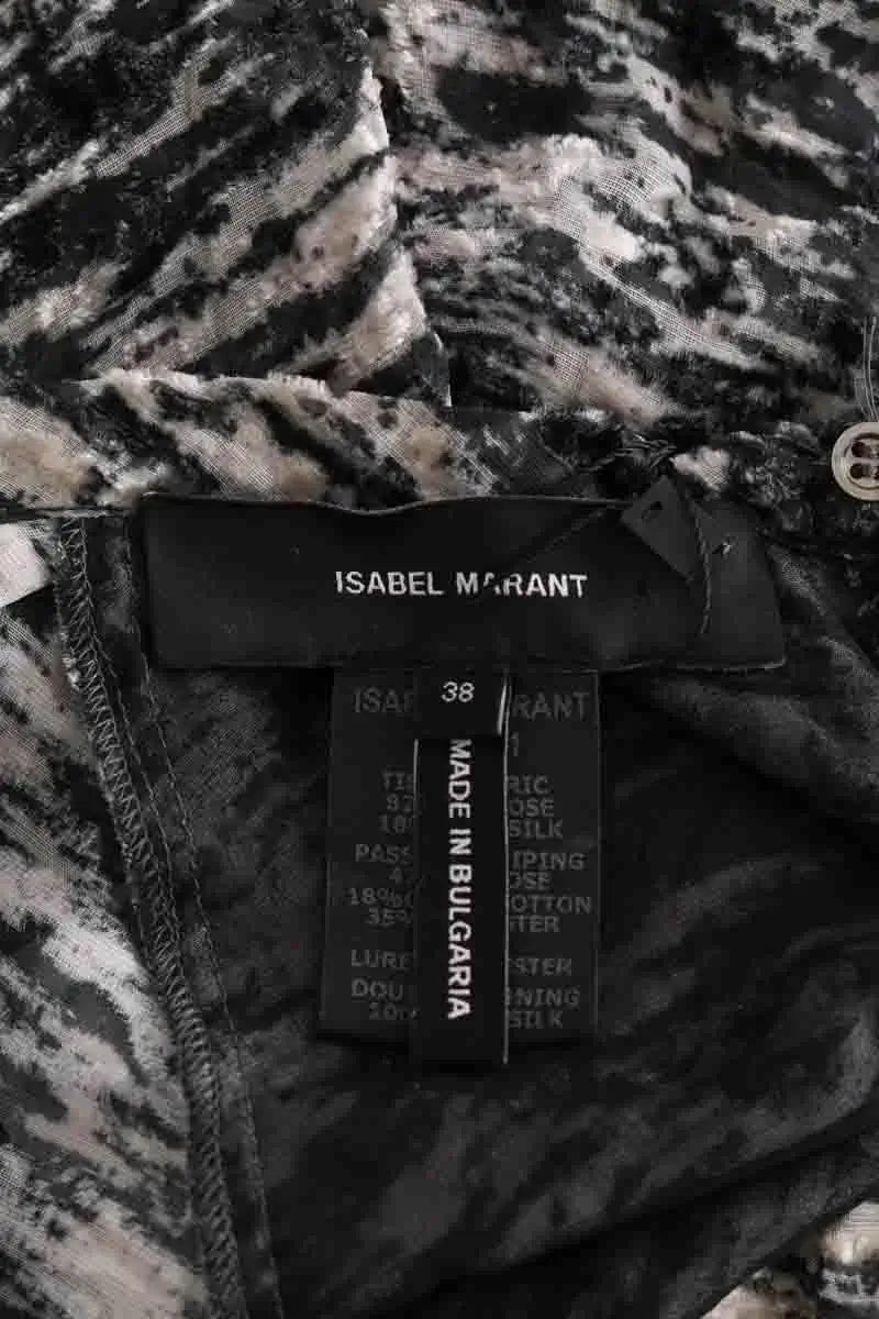 Robe Isabel Marant Noir en Viscose