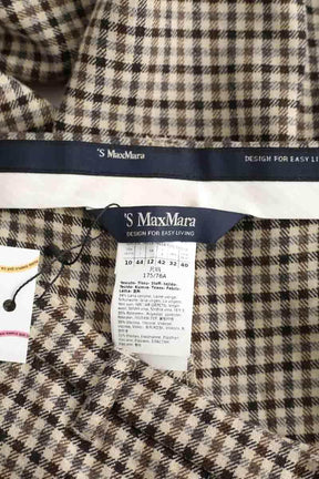 Pantalon droit Max Mara  Beige