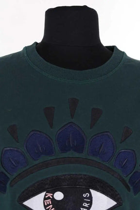 Sweatshirt Kenzo Vert en Coton