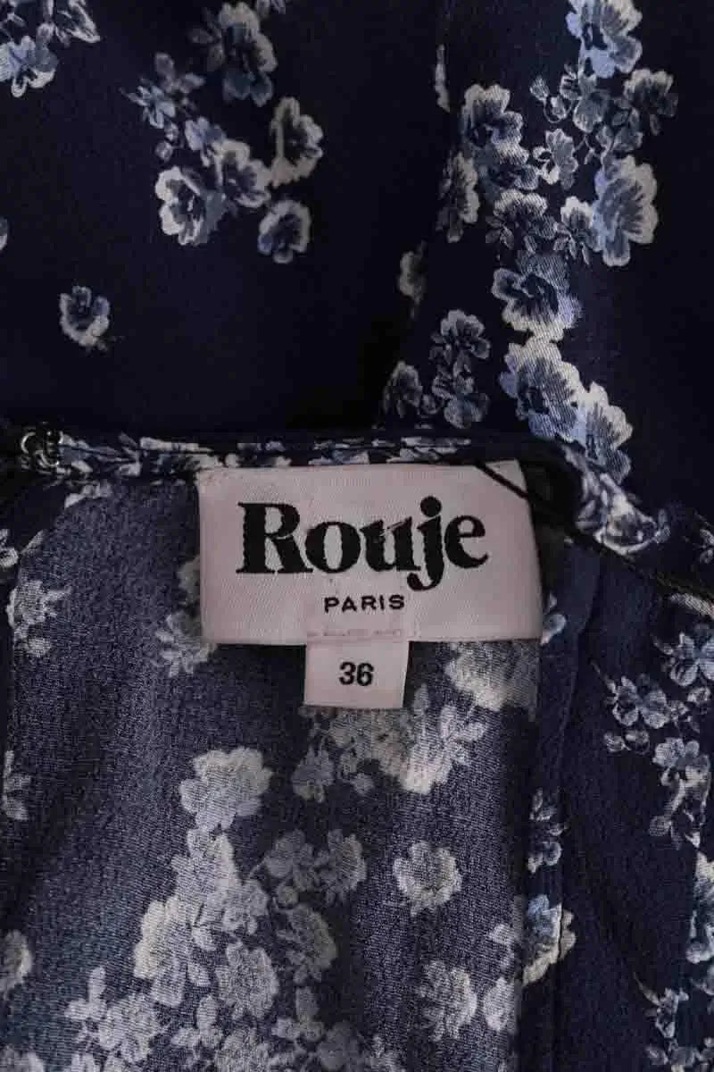 Robe Rouje Bleu en Viscose