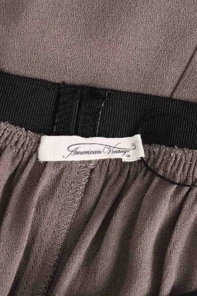 Jupe American Vintage Gris en Viscose