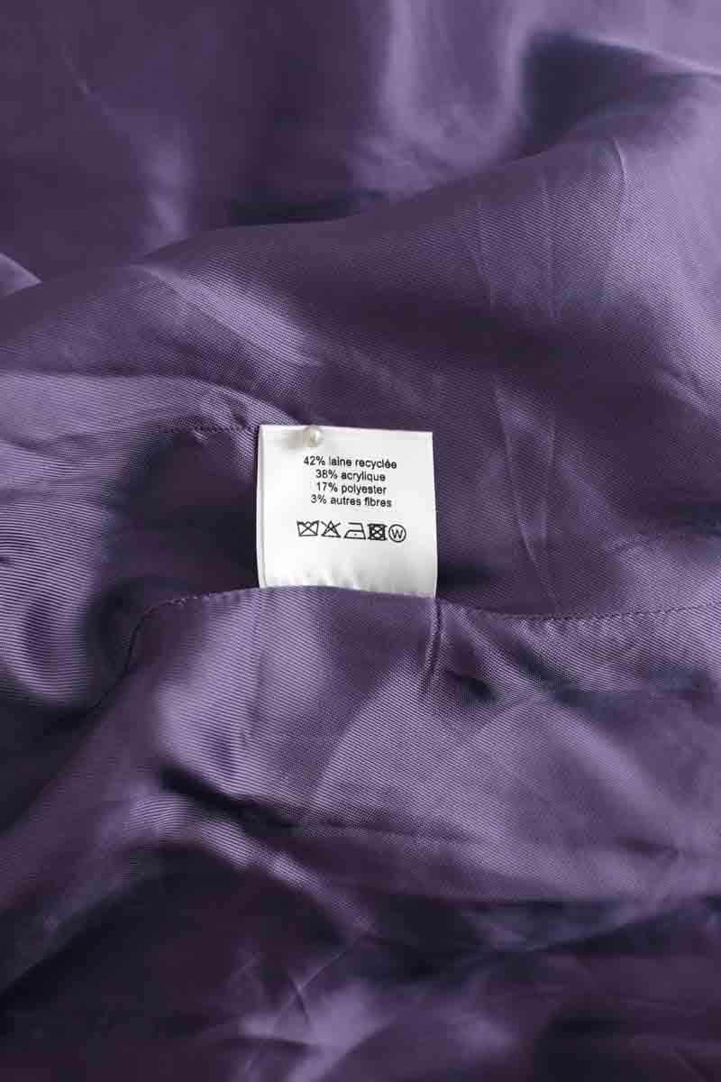 Veste Six Soeurs Violet en Laine