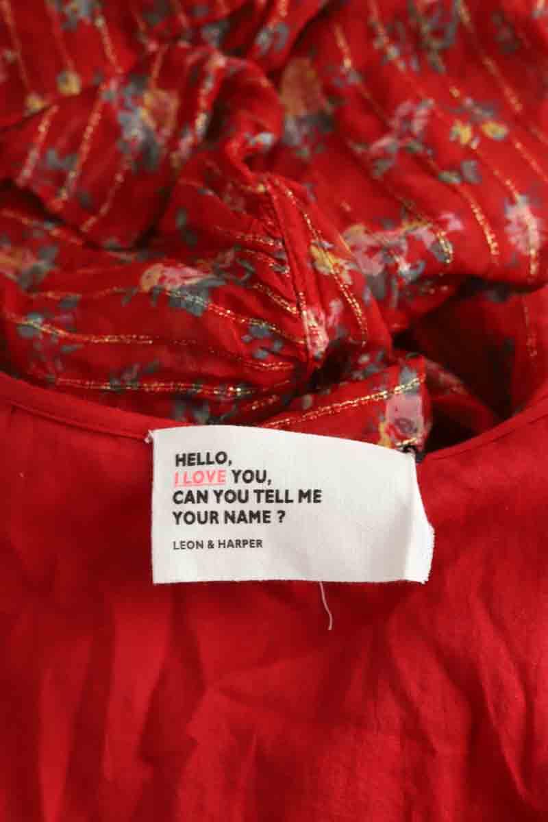 Mi-longueur Leon & Harper  Rouge