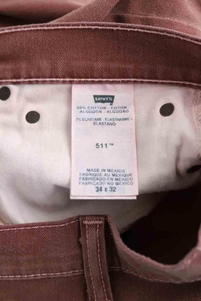 Jean slim Levi's Other Bordeaux