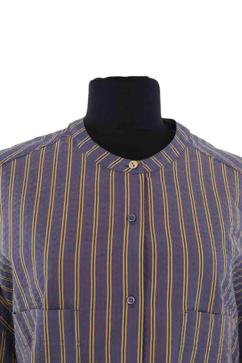 Chemise Sessun Bleu en Coton