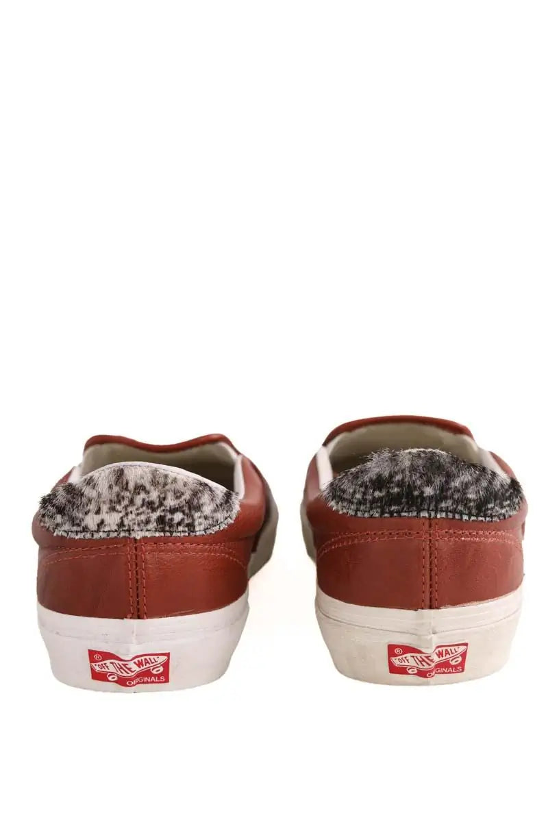 Baskets basses Vans Marron en Cuir