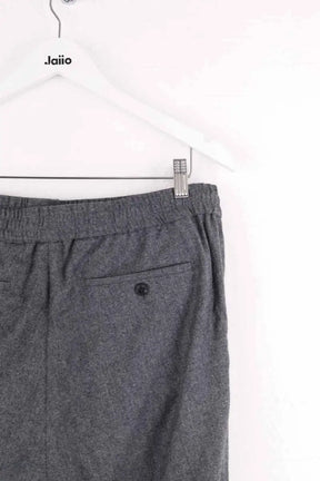 Pantalon droit Ami Gris en Laine