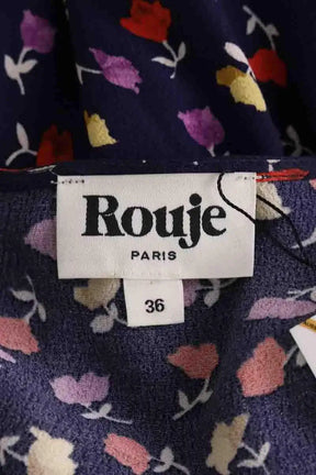 Robe Rouje Marine en Viscose