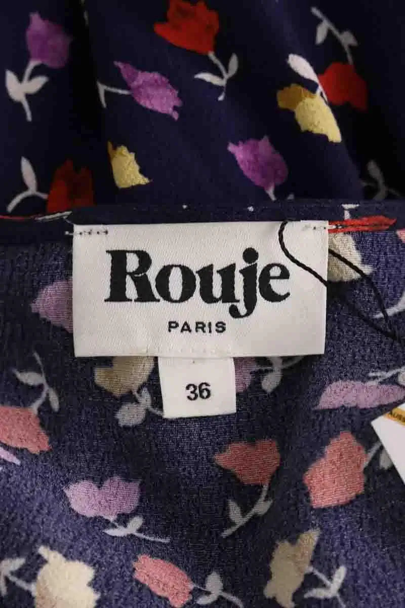 Robe Rouje Marine en Viscose