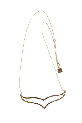 Collier Ginette NY Wise jumbo Doré en Or jaune