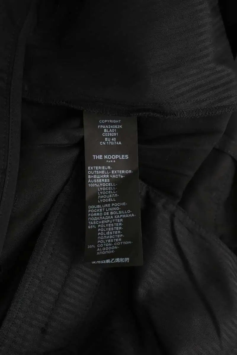 Pantalon large The Kooples  Noir